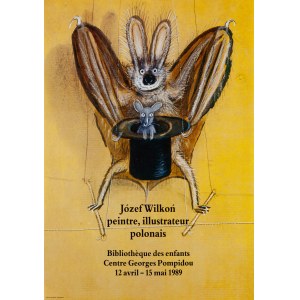 proj. Józef WILKOŃ (ur. 1930), Józef Wilkoń peintre, illustrateur polonais. Bibliotheque des enfants Centre Georges Pompidou, 1989
