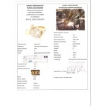 Złoty Współczesny Pierścionek z Diamentem 2,39ct - Certyfikat Wycena