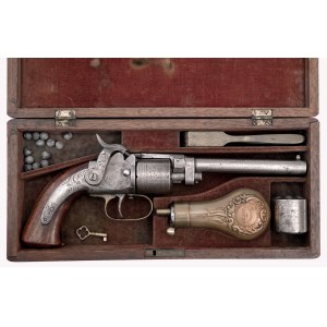 Perkusní revolver v kazetě  Massachusetts Arms Co. Maynard