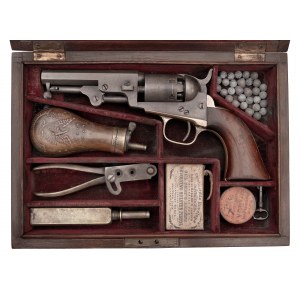 Perkusní kapesní revolver Colt model 1849 v kazetě