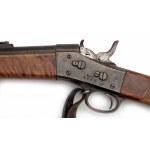 Švédská puška vzor 1867 Remington Rolling Block s tulejovým bajonetem