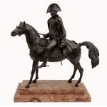 Bronzová jezdecká socha Napoleona