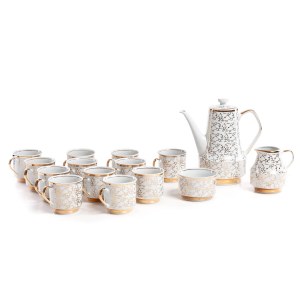 Římský kávový servis pro 12 osob, Porcelánová a porcelánová továrna Chodzież