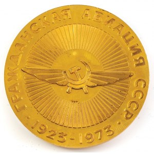 MEDAL, 50 LAT LOTNICTWA CYWILNEGO ZSRR, 1973
