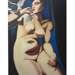 Tamara Lempicka (nach) Nackte Frau