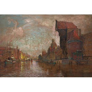 Theodor Urtnowski (1881 Torun - 1963 Aachen), On the Motlawa River