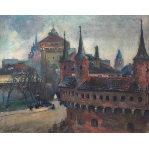 Teodor Grott (1884 Częstochowa - 1972 Krakau), Barbican, 1917