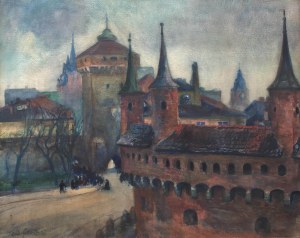 Teodor Grott (1884 Częstochowa - 1972 Kraków), Barbakan, 1917