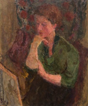 Eugeniusz Eibisch (1896 Lublin - 1987 Warszawa), Portret kobiety