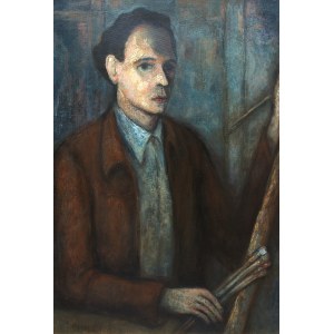 Maurycy Mędrzycki (Mendjizky Maurice) (1890 Łódź- 1951 St. Paul de Vence), Autoportret, ok. 1920