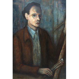 Maurycy Mędrzycki (Mendjizky Maurice) (1890 Lodž- 1951 St. Paul de Vence), Autoportrét, asi 1920