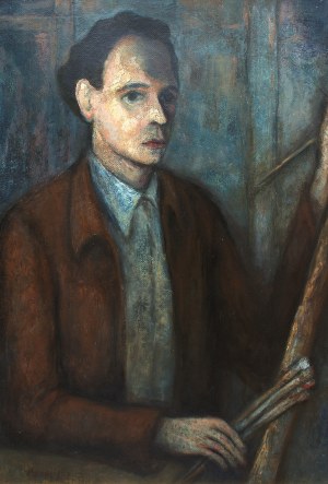 Maurycy Mędrzycki (Mendjizky Maurice) (1890 Łódź- 1951 St. Paul de Vence), Autoportret, ok. 1920