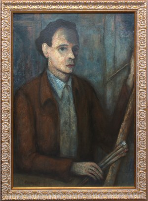 Maurycy Mędrzycki (Mendjizky Maurice) (1890 Łódź- 1951 St. Paul de Vence), Autoportret, ok. 1920