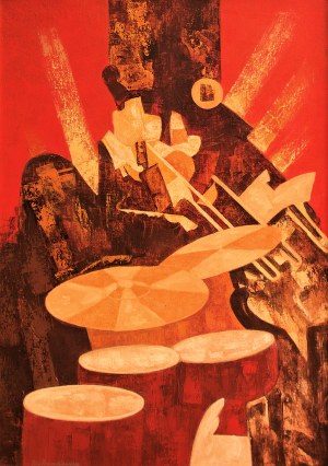 Kazimierz Śramkiewicz (1914 Poniec - 1998 Gdańsk), Jazz, 1989