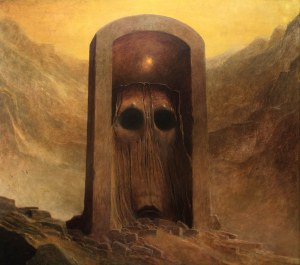 Zdzisław Beksiński (1929 Sanok - 2005 Warszawa), Brama, 1971