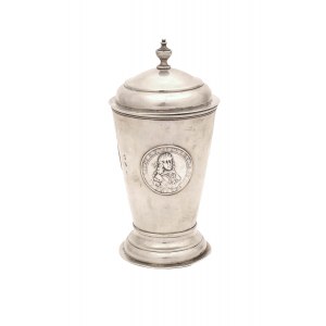 Becher mit Deckel, Joseph Gottlieb Lederhose, Breslau, l. 1793-1796