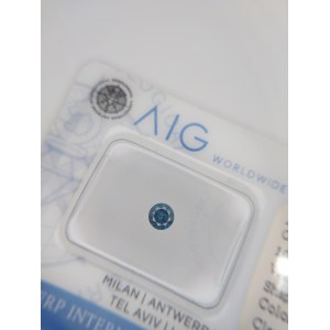 Diament naturalny 0.17 ct I1 AIG Milan