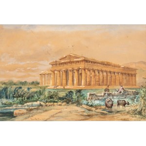 EDOARDO ROSKILLY (XIX secolo), Neptune temple in Paestum