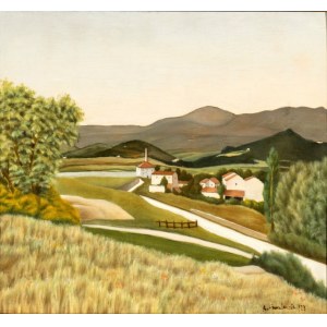 RICCARDO FRANCALANCIA (Assisi 1886-Roma 1965), Gallese landscape