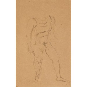 FILIPPO DE PISIS (Ferrara 1896-Brugherio 1956), Male nude