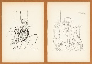 ORFEO TAMBURI (Jesi 1910-Parigi 1994), Couple of portraits