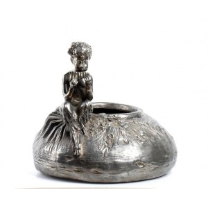 HANS STOLTENBERG-LERCHE (Düsseldorf 1867-Roma 1920), Cachepot with Pan