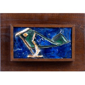 LEONCILLO LEONARDI (Spoleto 1915-Roma 1968), Tile (Bird)