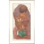 LORENZO TORNABUONI (Roma 1934-2004), Male portrait from behind