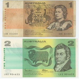 Australia 1 - 2 Dollars 1974