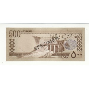 Afghanistan 500 Afghanis 1963 SH 1342 Specimen
