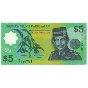 Brunei 5 Ringgit 2002