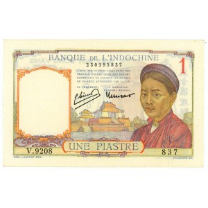 French Indochina 1 Piastre 1946 (ND)