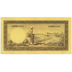 Indonesia 1000 Rupiah 1957