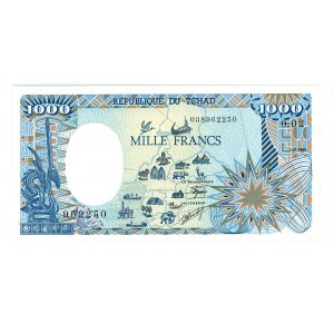 Chad 1000 Francs 1985