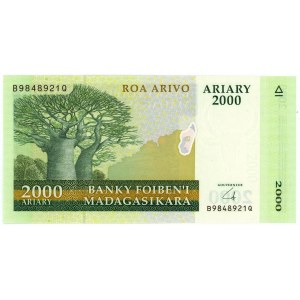 Madagascar 2000 Ariary 2007 (ND)
