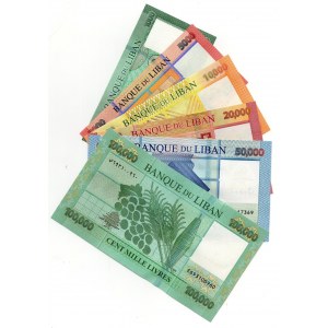 Lebanon Full Set of Lebanon Livres 2011 - 2023