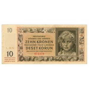 Bohemia & Moravia 10 Korun 1942