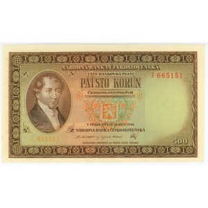 Czechoslovakia 500 Korun 1946 Specimen