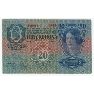 Austria 20 Kronen 1913