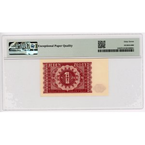 Poland 1 Zloty 1946 PMG 67 EPQ