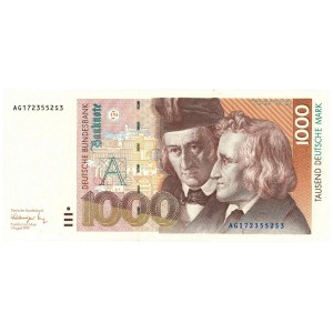 Germany - FRG 1000 Mark 1991
