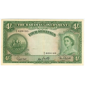 Bahamas 4 Shillings 1953 (ND)