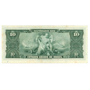 Brazil 10 Cruzeros 1943 (ND)