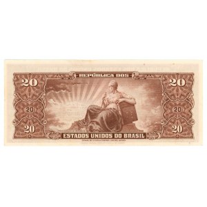 Brazil 20 Cruzeros 1958 (ND)