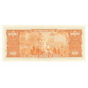 Brazil 1000 Cruzeros 1963 (ND)