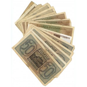 Germany Lot of 14 Banknotes 1916 - 1940