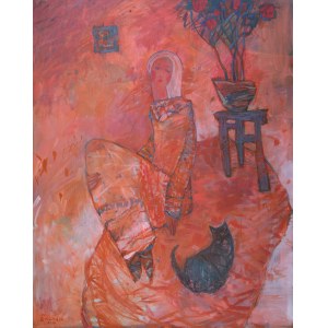 Artem Smorodin, Dziewczyna z kotem, 2017