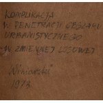 Ryszard Winiarski (1936 Lwów - 2006 Warszawa), Komplikacja w penetracji obszaru urbanistycznego w zmiennej losowej, 1973