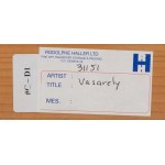 Victor Vasarely (1906 Pécs - 1997 Paris), AXO-3, 1968.