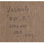 Victor Vasarely (1906 Pécs - 1997 Paryż), AXO-3, 1968